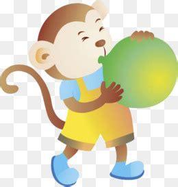 小猴子打气球