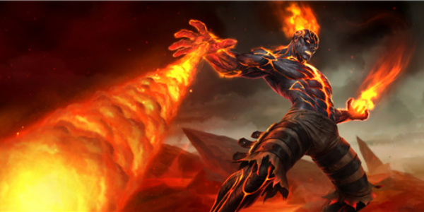 英雄联盟火男特效重做_火力重塑！英雄联盟全新火男特效引爆全场！