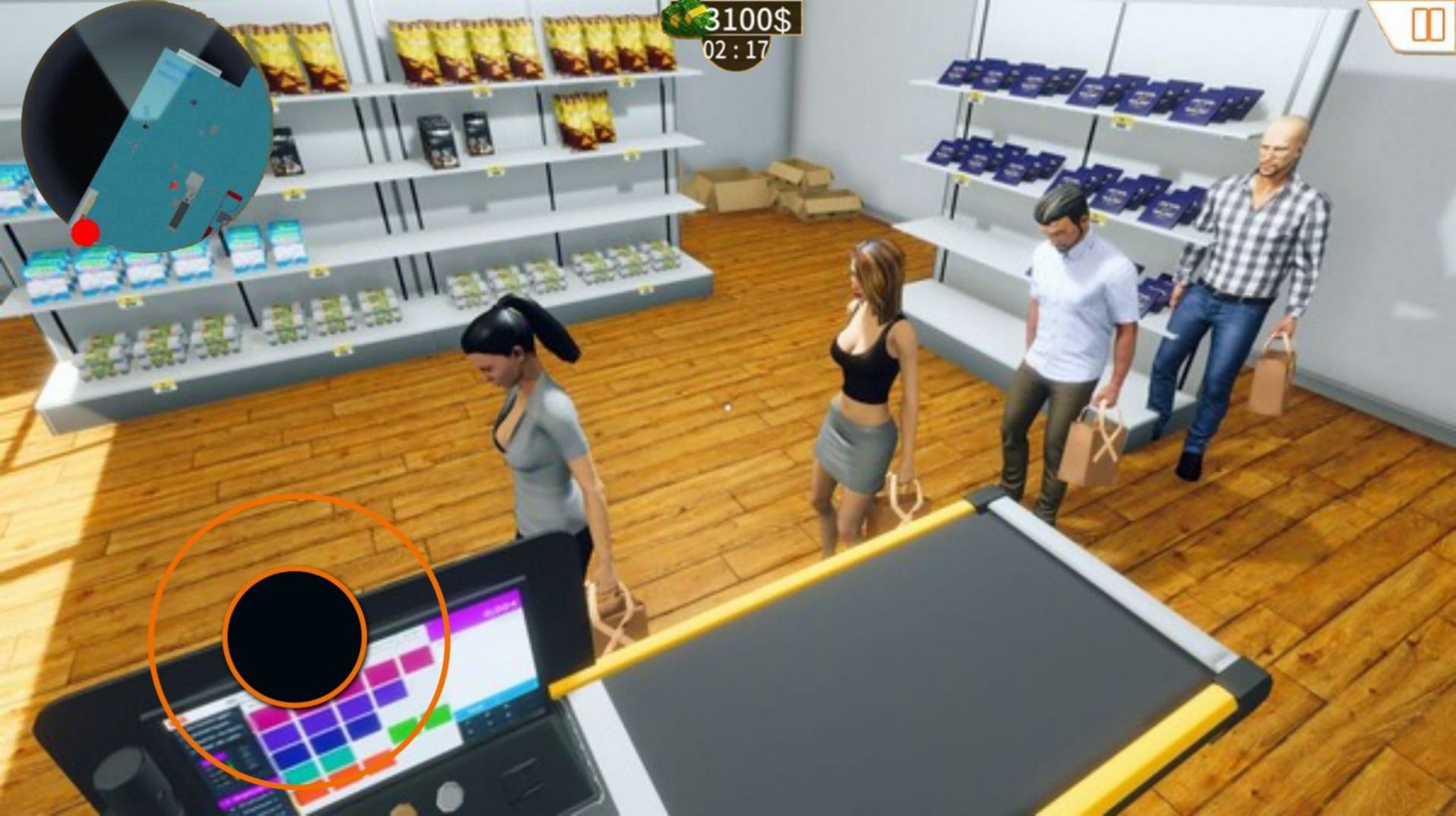模拟超市经营游戏
