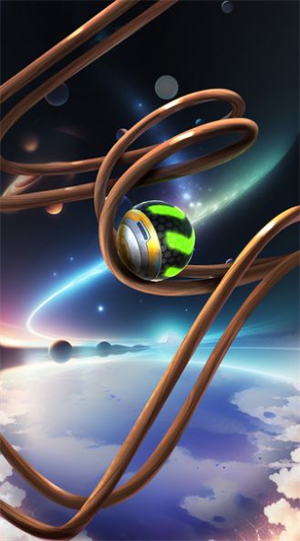 太空滚动的球球游戏